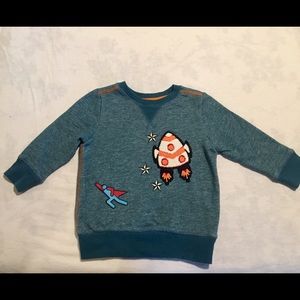 Cat and jack teal sweater 18m